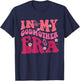 In My Godmother Era Retro Godmom Mother Proposal T-Shirt - T-Shirt | Navy