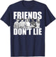 Netflix Stranger Things Friends Don't Lie Group Shot T-Shirt - T-Shirt | Navy