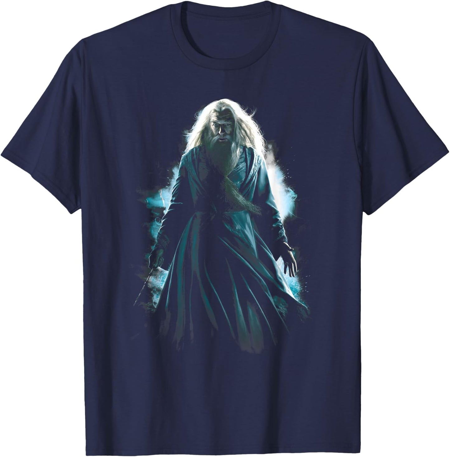 Harry Potter Dumbledore Burst T-Shirt - T-Shirt | Navy