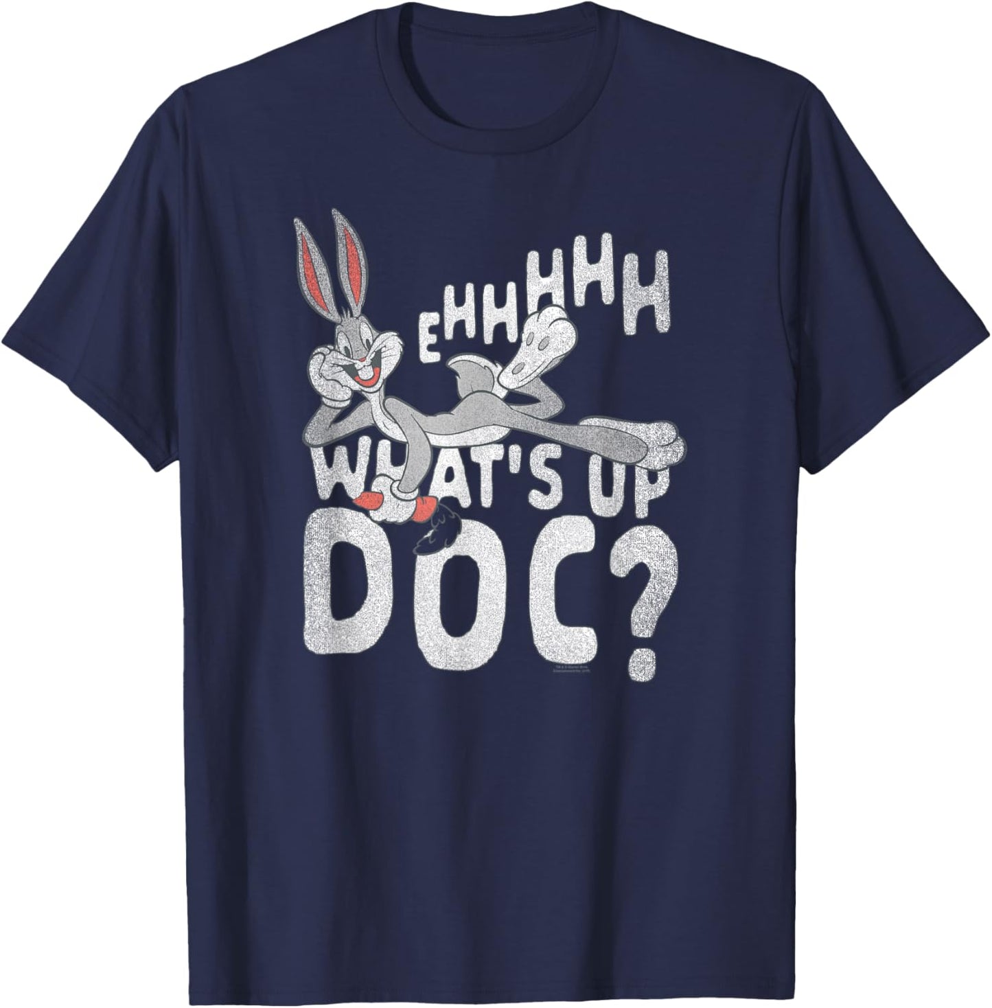 Looney Tunes Bugs Bunny What's Up Doc? T-Shirt - T-Shirt | Navy