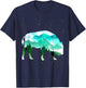 Landscape Buffalo T-Shirt - T-Shirt | Navy