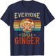 Everyone Loves a Ginger Funny Christmas Matching Family T-Shirt - T-Shirt | Navy