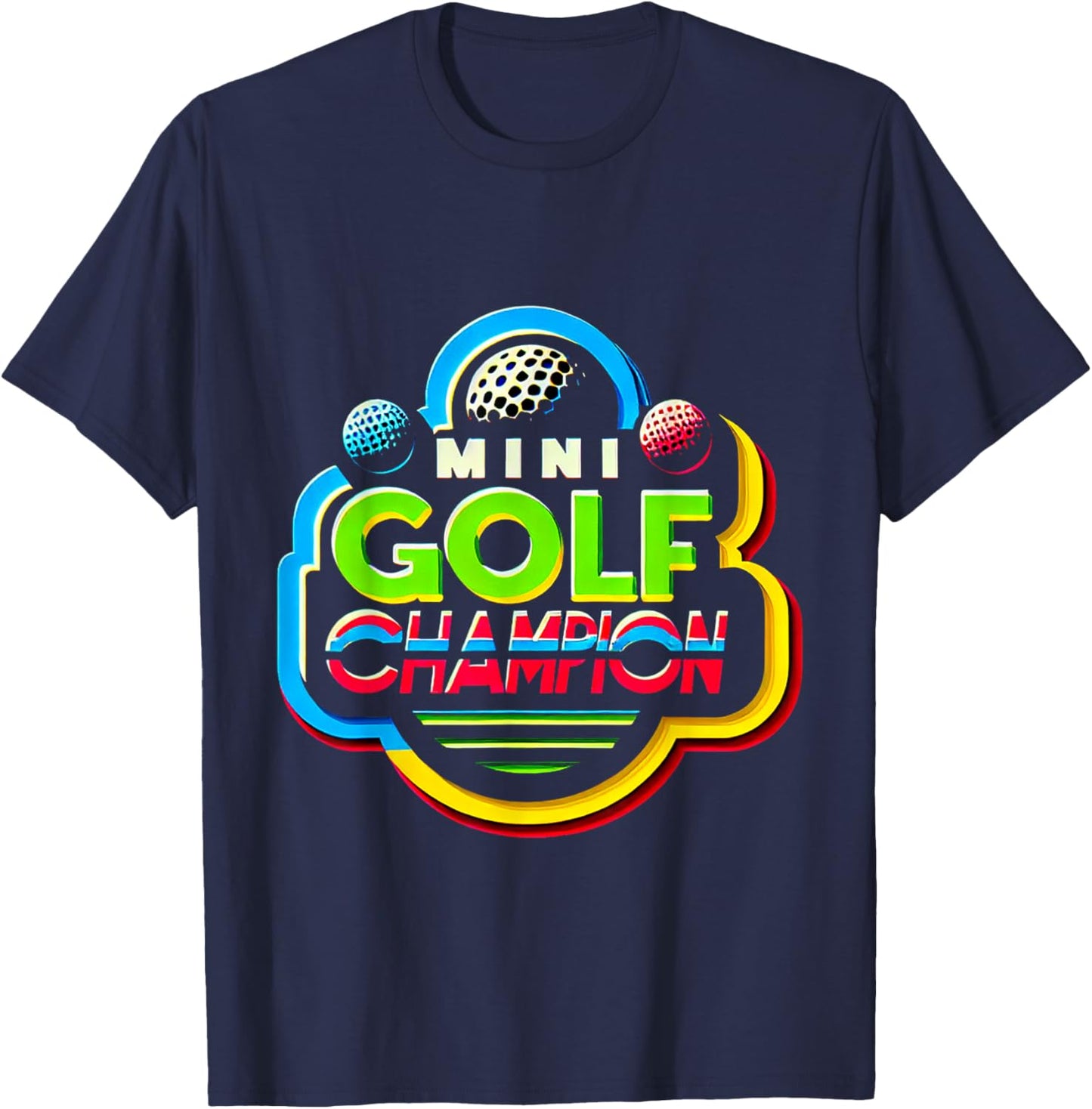 Mini Golf Champion T-Shirt - T-Shirt | Navy