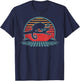 Chameleon Lover Reptile Retro Vintage 80s Style T-Shirt - T-Shirt | Navy