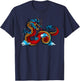Beautiful Chinese Dragon in The Clouds Art T-Shirt - T-Shirt | Navy