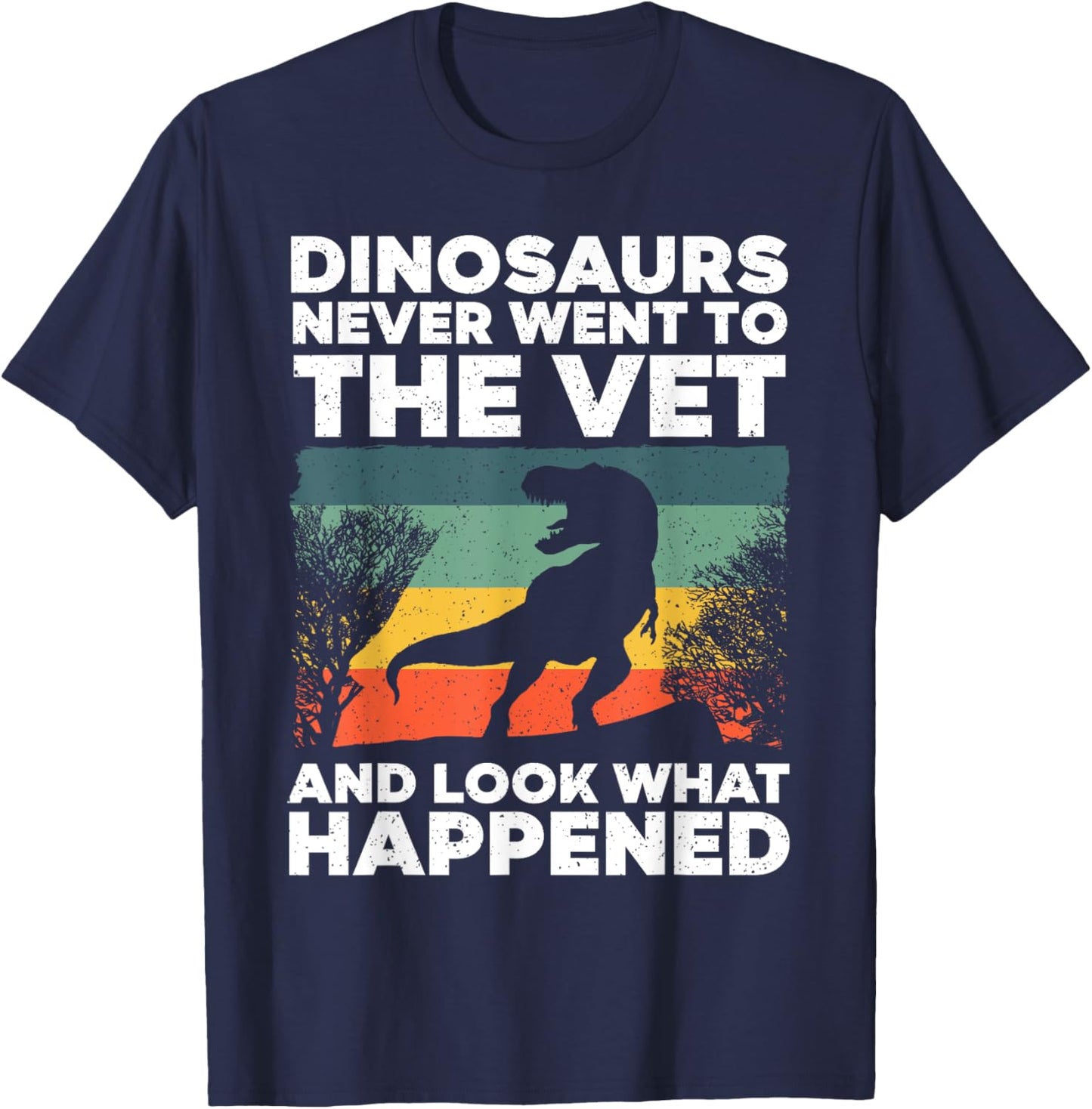 Funny Veterinary Art Women Kids Veterinarian Lovers T-Shirt - T-Shirt | Navy