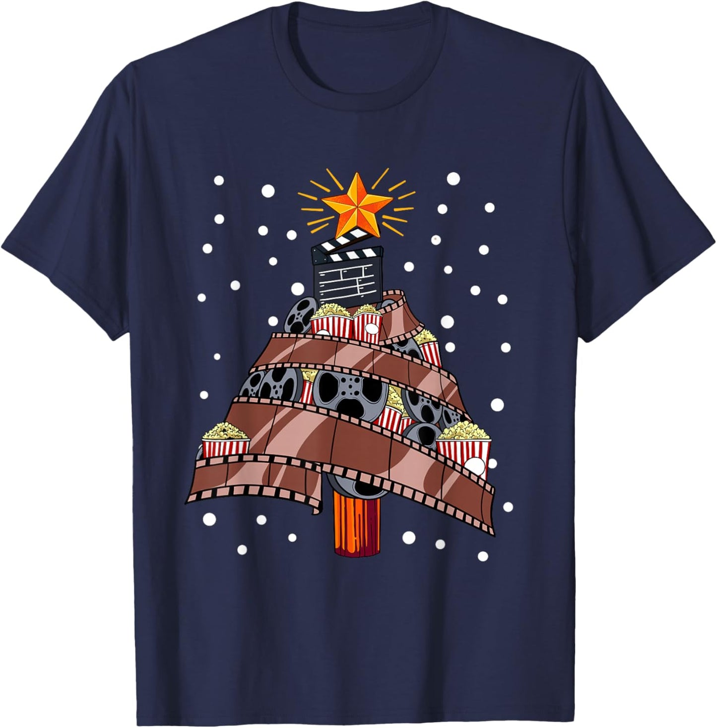 Christmas Tree Film Movie T-Shirt - T-Shirt | Navy