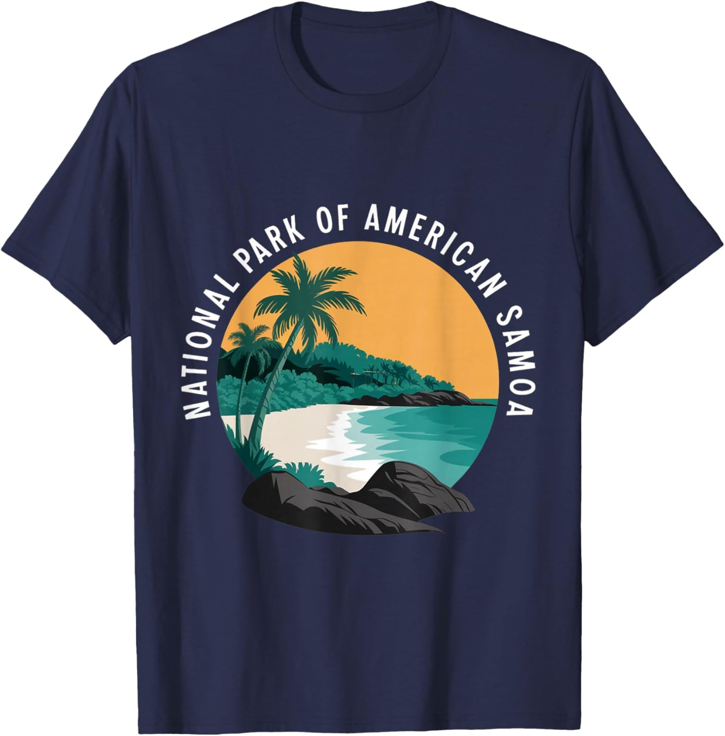 National Park Of American Samoa T-Shirt - T-Shirt | Navy