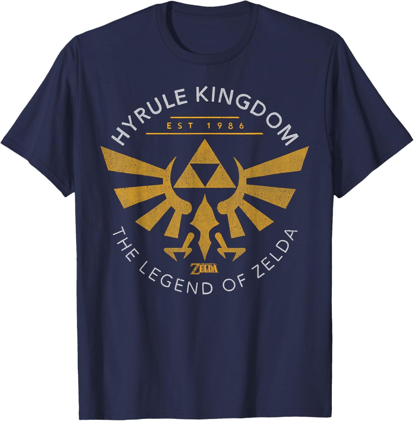 The Legend of Zelda Hyrule Kingdom Established 1986 T-Shirt - T-Shirt | Navy