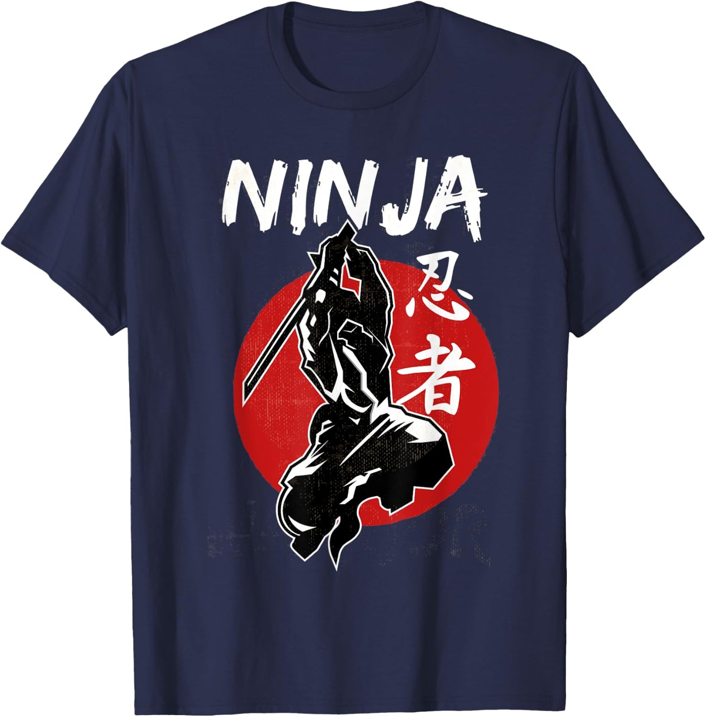 Ninja Samurai, Funny Ninja Karate Apparel for Kung-Fu Lovers T-Shirt - T-Shirt | Navy