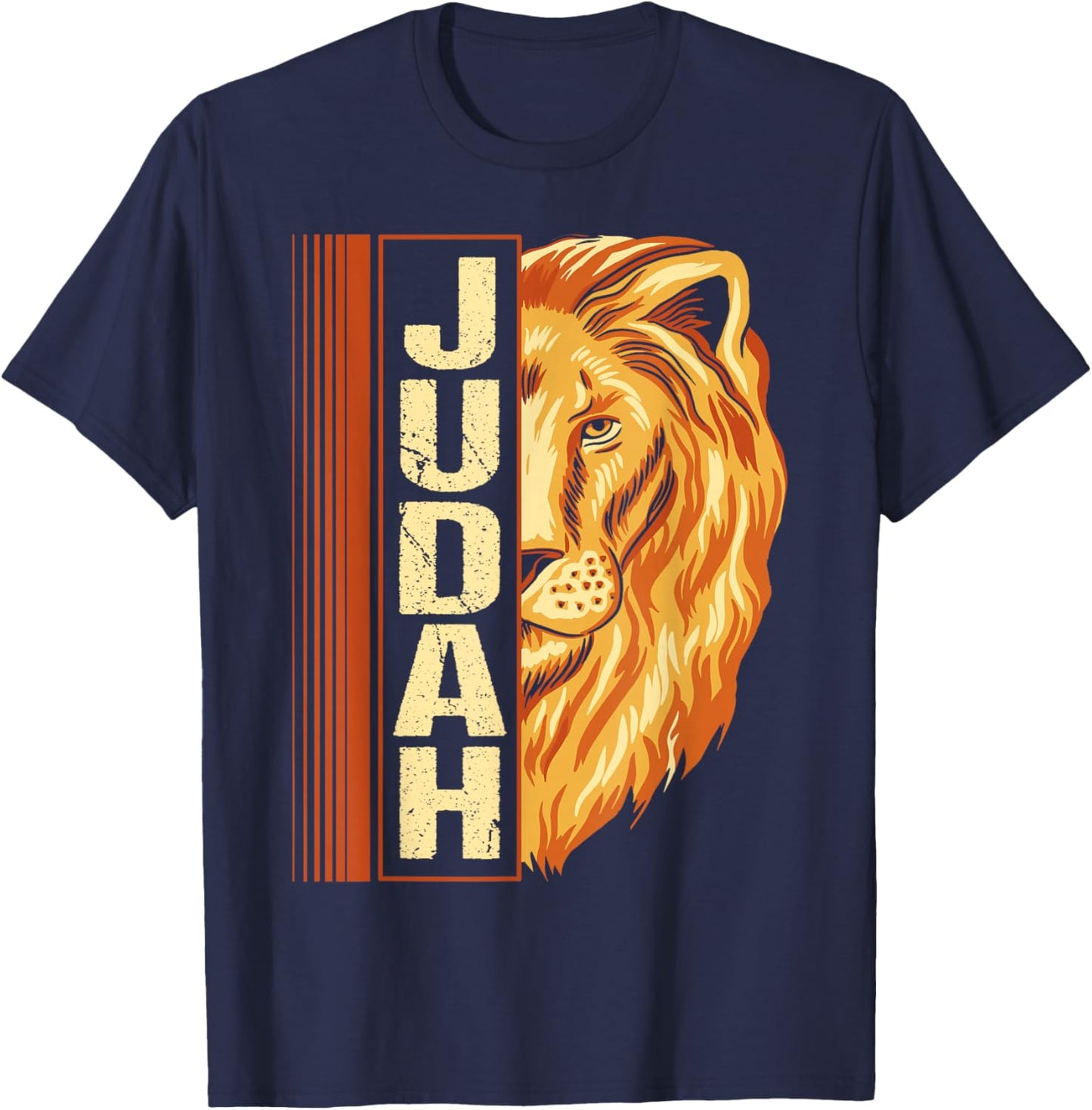 Lion of Judah Lion Hebrew Israelites jewish T-Shirt - T-Shirt | Navy