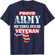 USA Proud Army National Guard Veteran Shirt Men Women T-Shirt - T-Shirt | Navy
