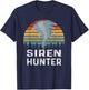 Siren Hunter Retro Tornado Chaser T-Shirt - T-Shirt | Navy