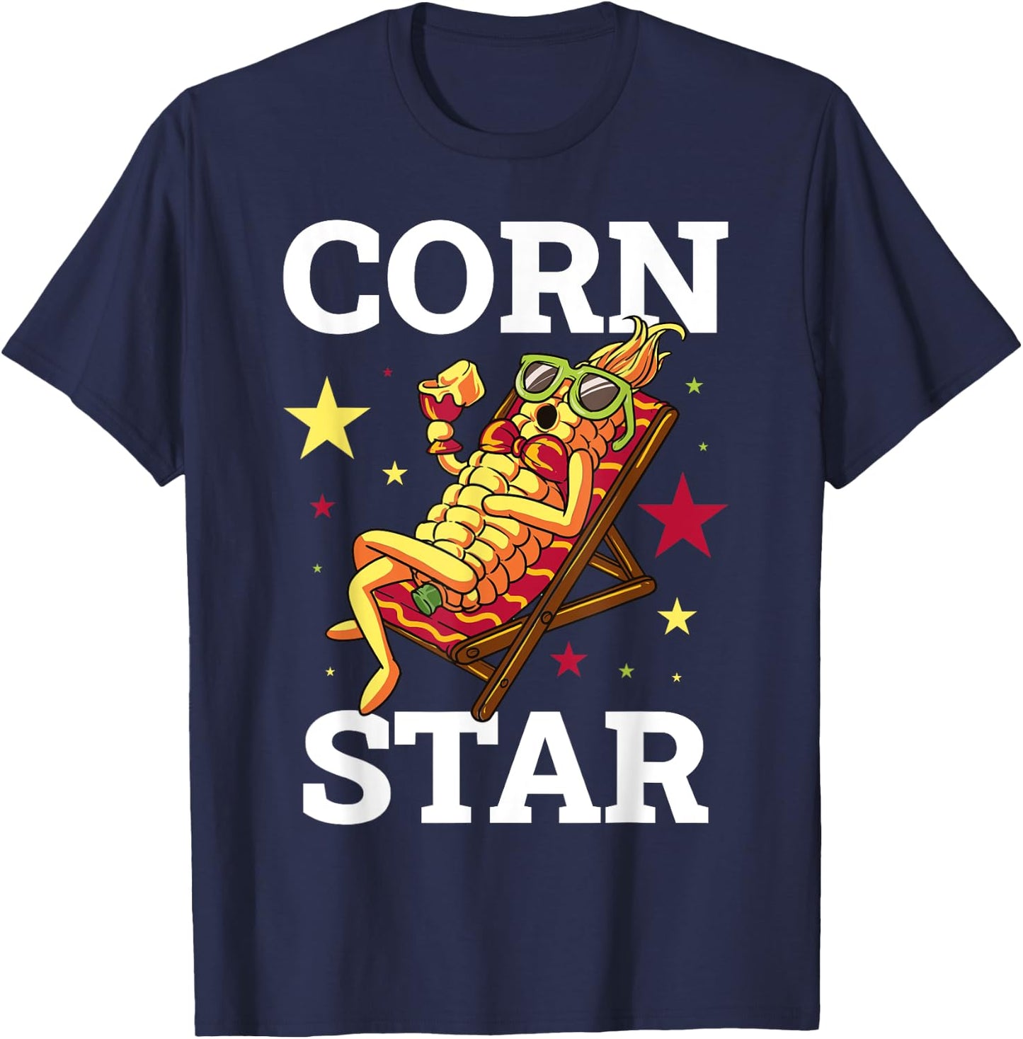 Corn Star T-Shirt - T-Shirt | Navy