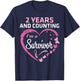 2 Years And Counting I'm A Breast Cancer Survivor Fight Win T-Shirt - T-Shirt | Navy