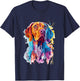 Vizsla Lovers Pop Art Design Vizsla Dog Women Kids T-Shirt - T-Shirt | Navy