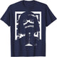 Horror Techwear Ghoul Girl Cybergoth Gothic Anime Manga T-Shirt - T-Shirt | Navy