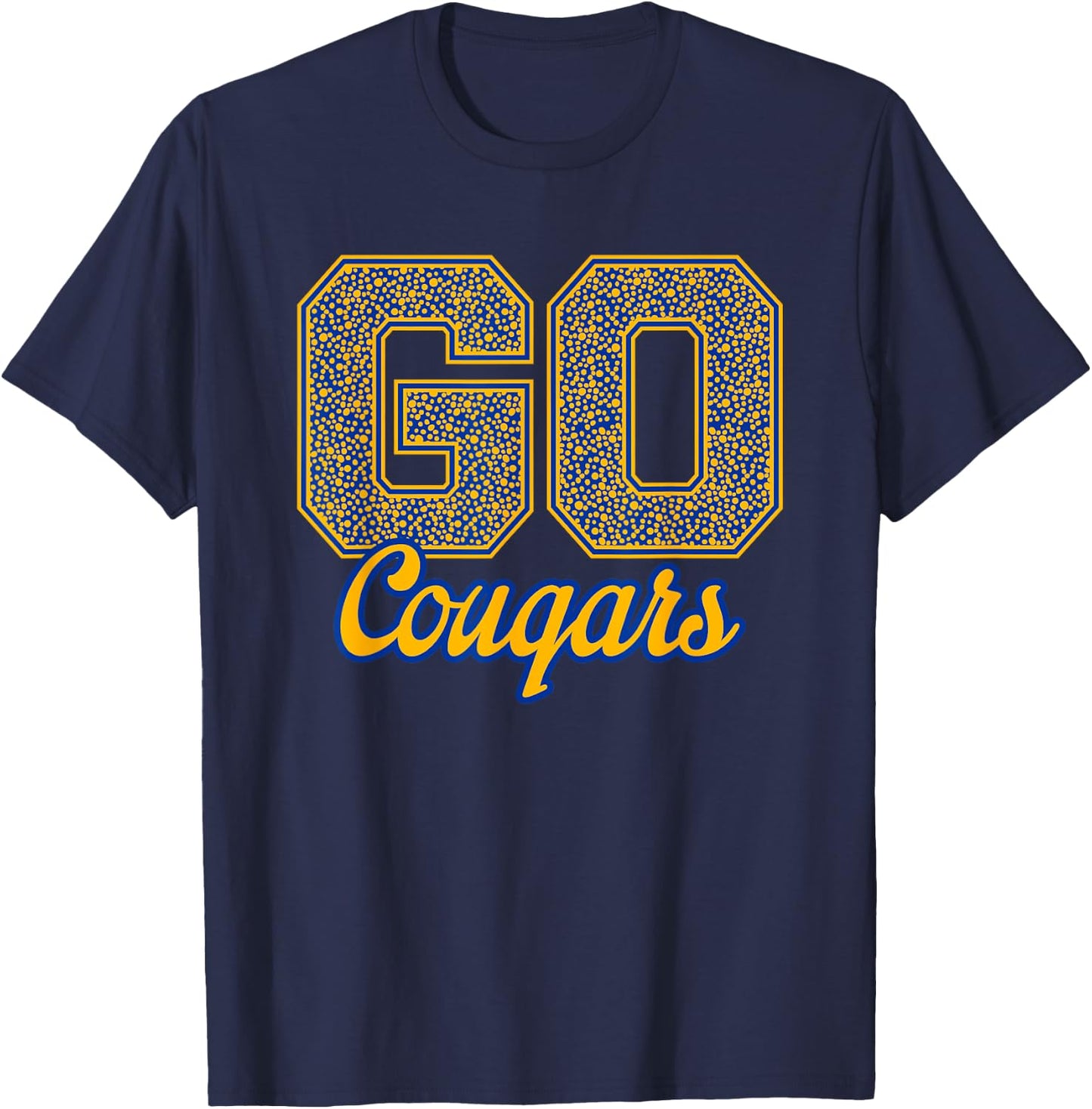 Clovis Cougars GO! School Pride T-Shirt - T-Shirt | Navy