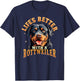 Rottweiler Dog Rott Mom Puppy Rottie Men Women T-Shirt - T-Shirt | Navy