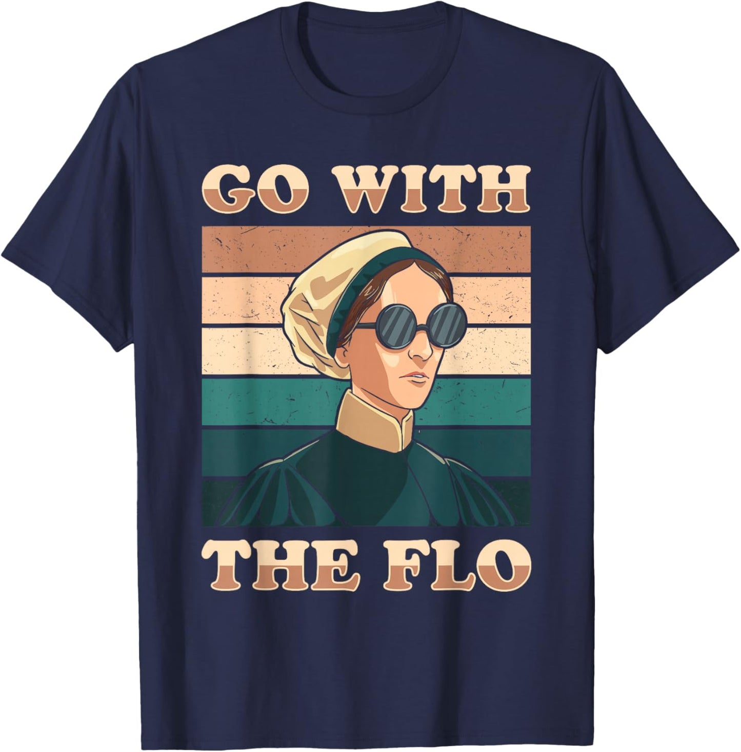 Nurse Florence Nightingale Medical Nursing Medicine Reformer T-Shirt - T-Shirt | Navy