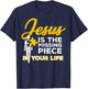Jesus Is The Missing Piece In Your Life Christian Religion T-Shirt - T-Shirt | Navy