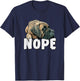 English Mastiff Nope Funny Lazy Pet Dog Cute Women Girls Kids T-Shirt - T-Shirt | Navy