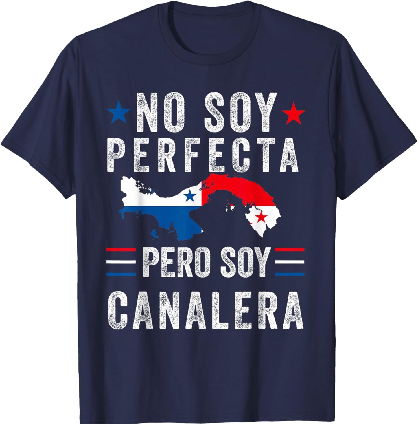Camiseta Panama Panamanian Flag DNA Panameña Mujer Women T-Shirt - T-Shirt | Navy