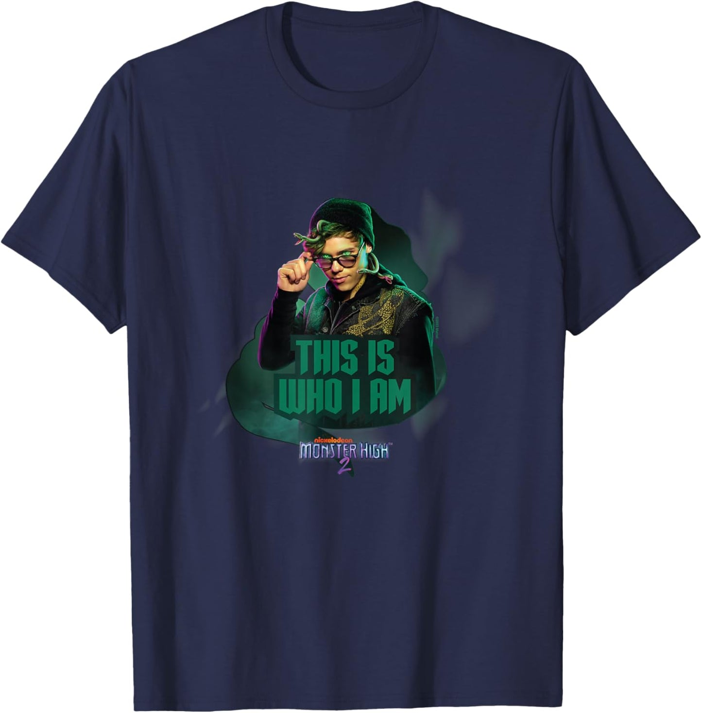 Monster High Film Duece Gorgon T-Shirt - T-Shirt | Navy