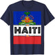 Haitian Pride for Haiti Flag Day Gift Ayiti Chains Zoe T-Shirt - T-Shirt | Navy