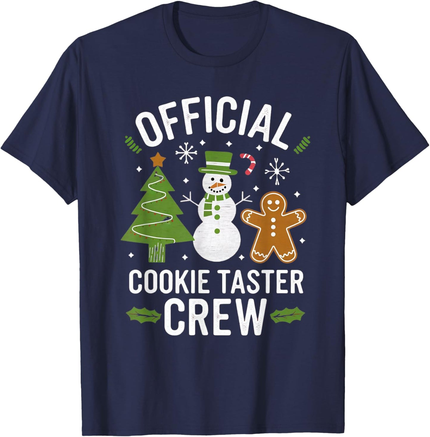 Official Christmas Cookie Tester Taster Baking Crew Toddler T-Shirt - T-Shirt | Navy