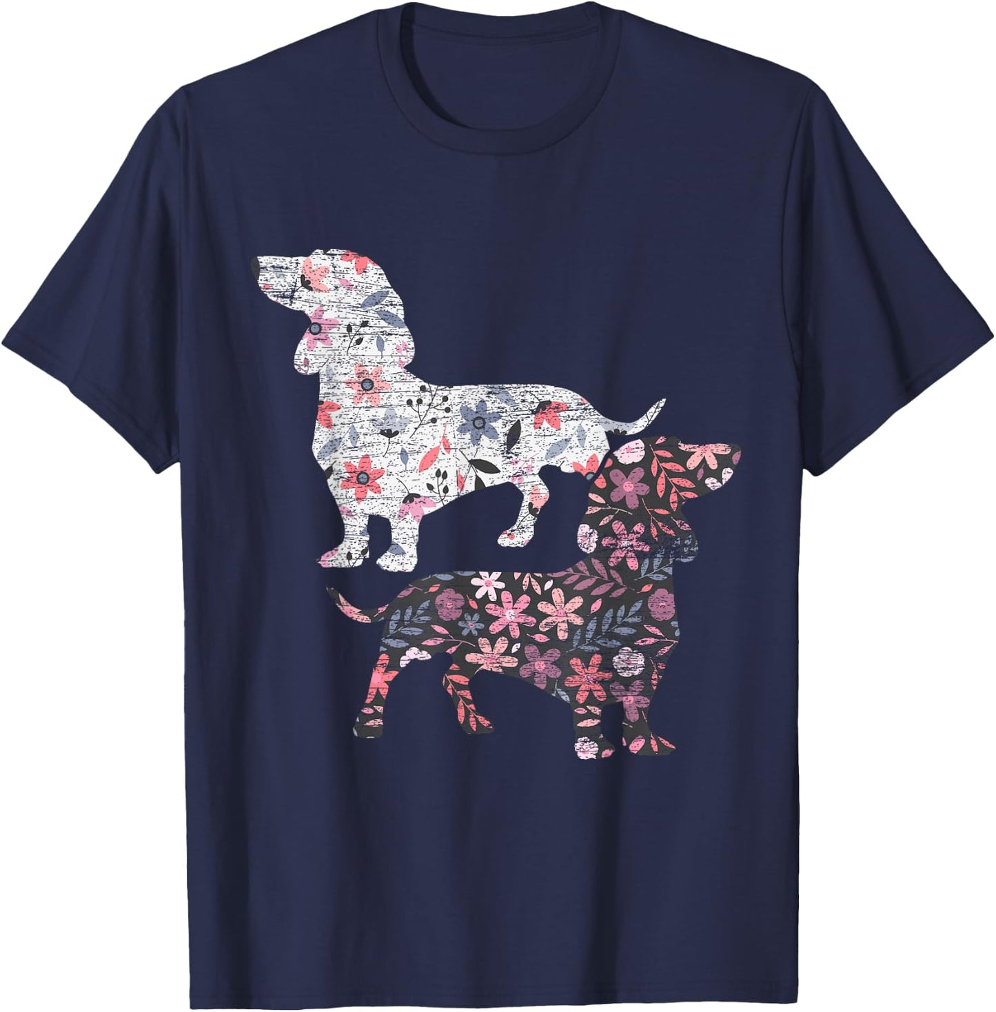 Vintage Dachshund T-Shirt - T-Shirt | Navy