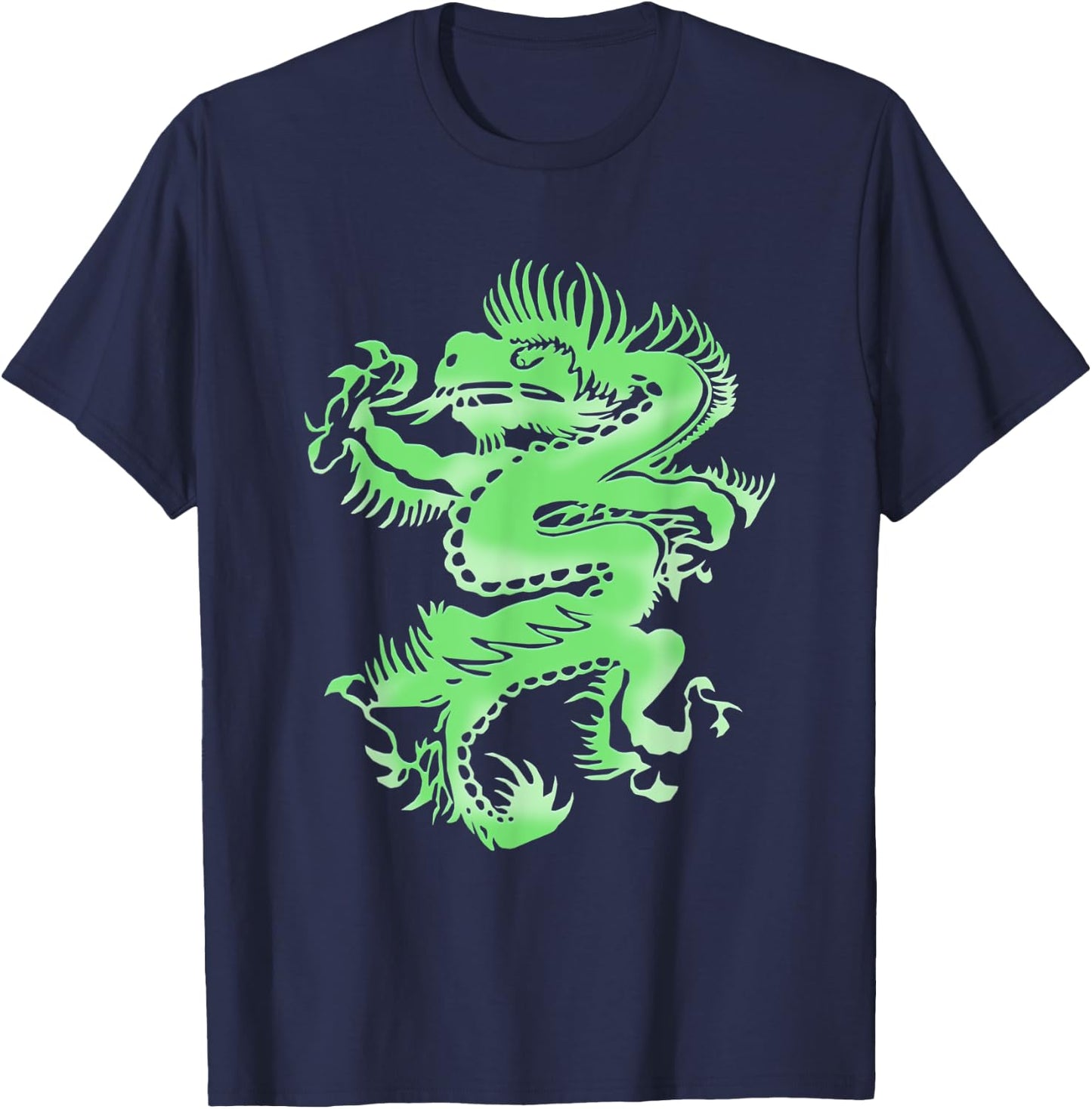 Imbruglia Torn Dragon T-Shirt - T-Shirt | Navy