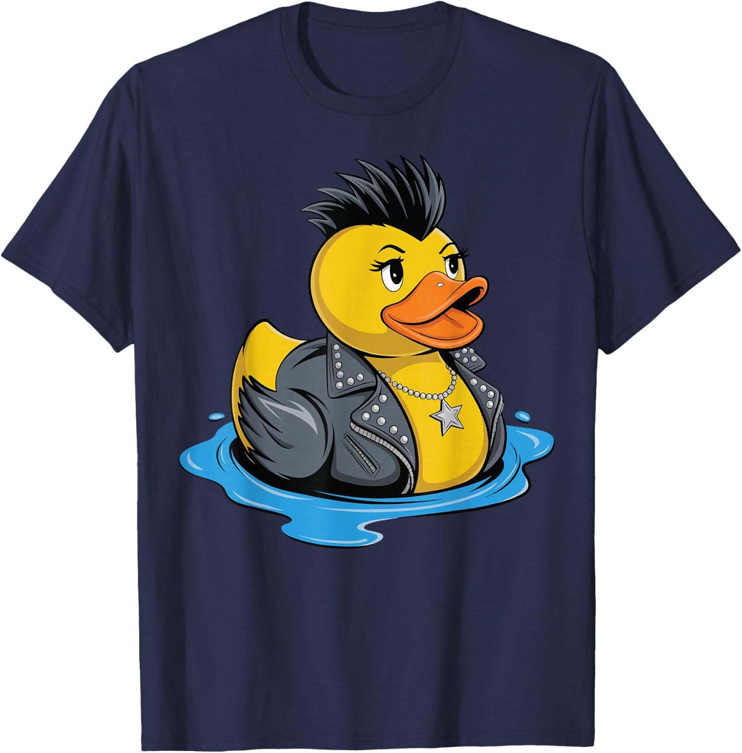 Rubber Duck Punk T-Shirt - T-Shirt | Navy
