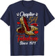 Chapter 54 Fabulous Since 1971 54th Leopard Birthday Queen T-Shirt - T-Shirt | Navy