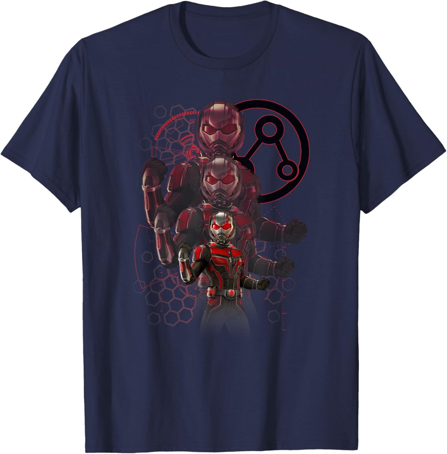 Marvel Ant-Man and The Wasp: Quantumania Ant-Man Growing T-Shirt - T-Shirt | Navy