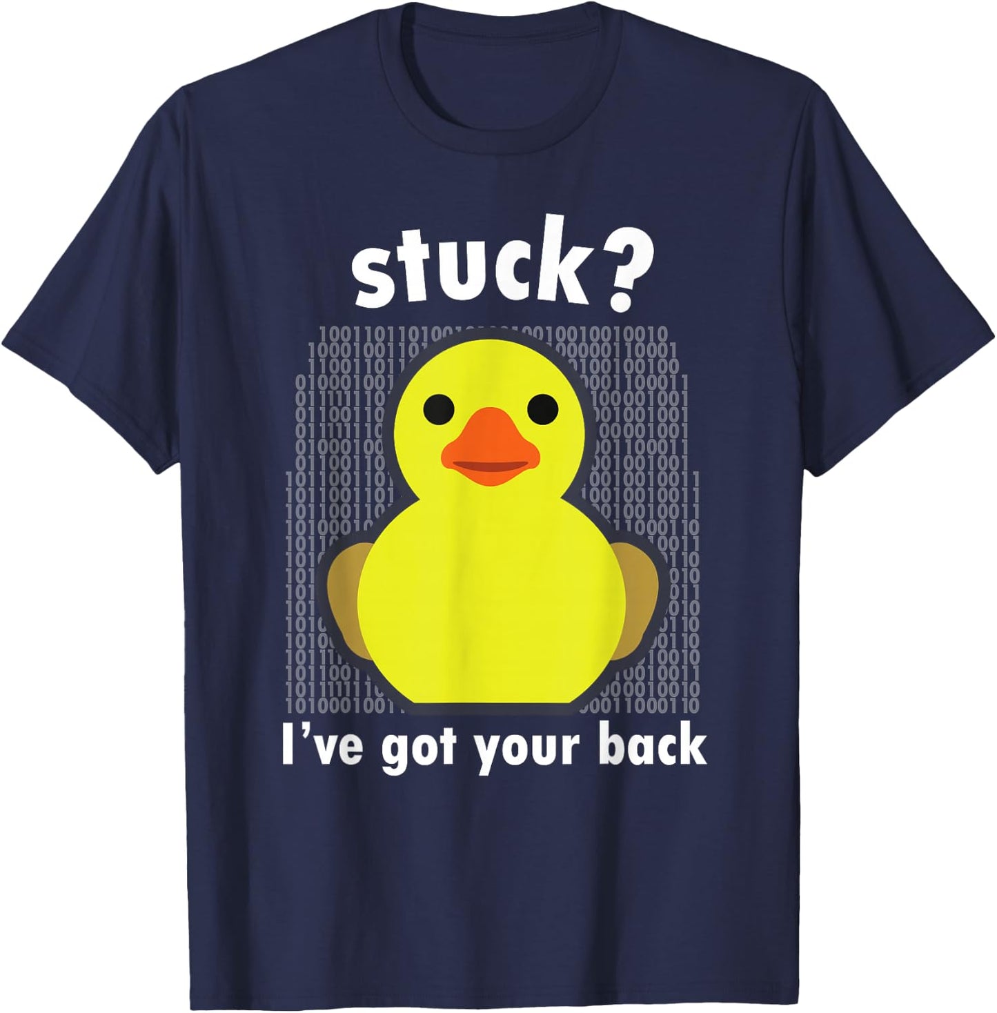 Programmer Rubber Duck for Coding Programming Engineer T-Shirt - T-Shirt | Navy