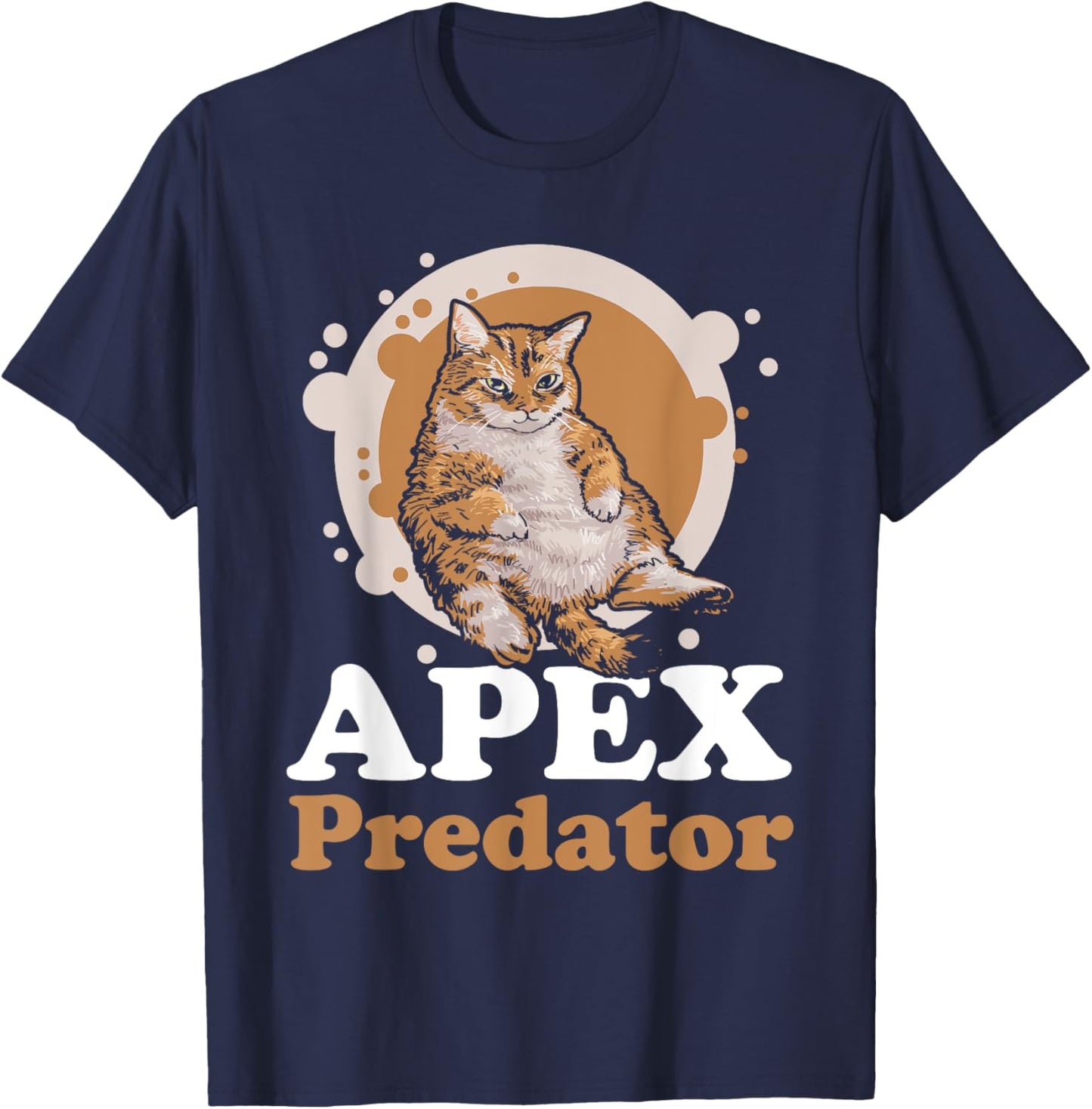 Apex Predator Cat Lover Apparel Women T-Shirt - T-Shirt | Navy