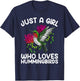 Cool Hummingbird Girl Tropical Bird Watcher Birder T-Shirt - T-Shirt | Navy