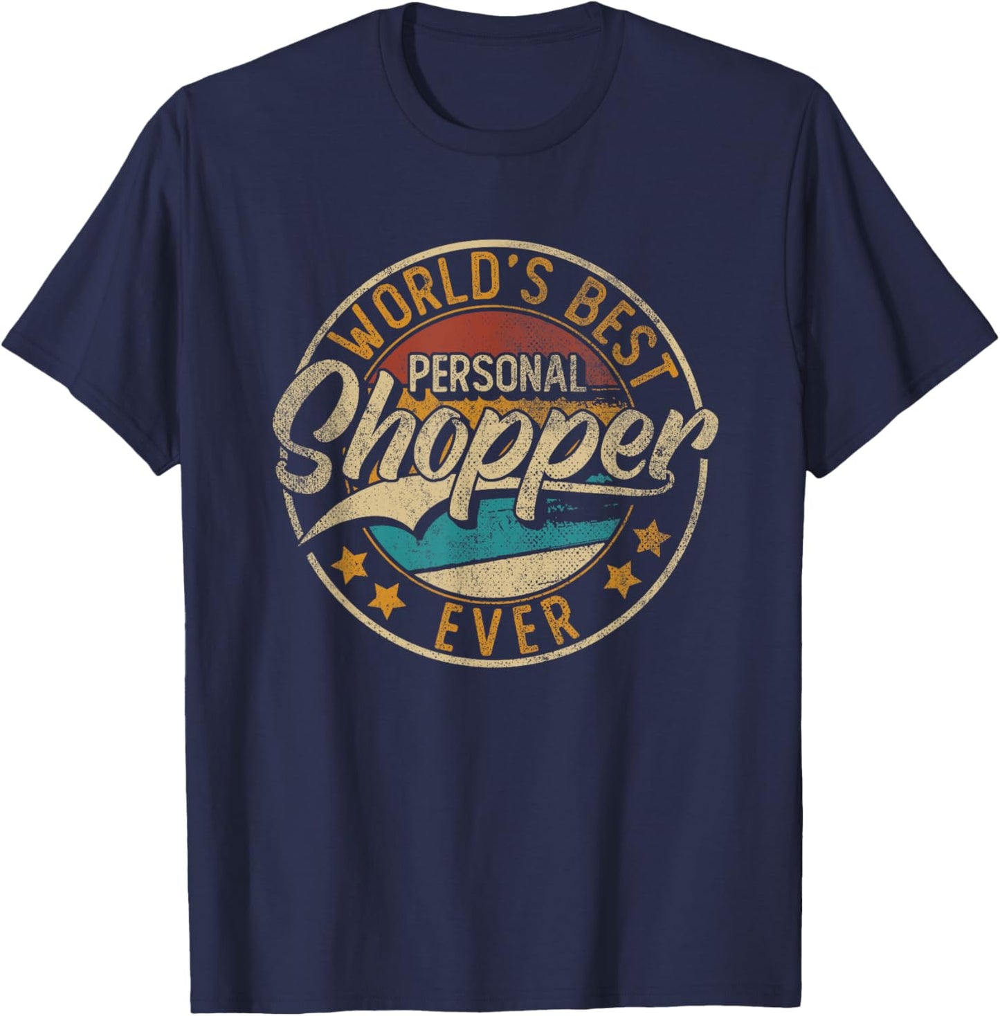 Worlds Best Personal Shopper T-Shirt - T-Shirt | Navy