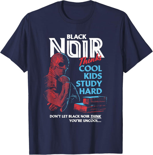 The Boys: Gen V Black Noir Study Ad T-Shirt - T-Shirt | Navy