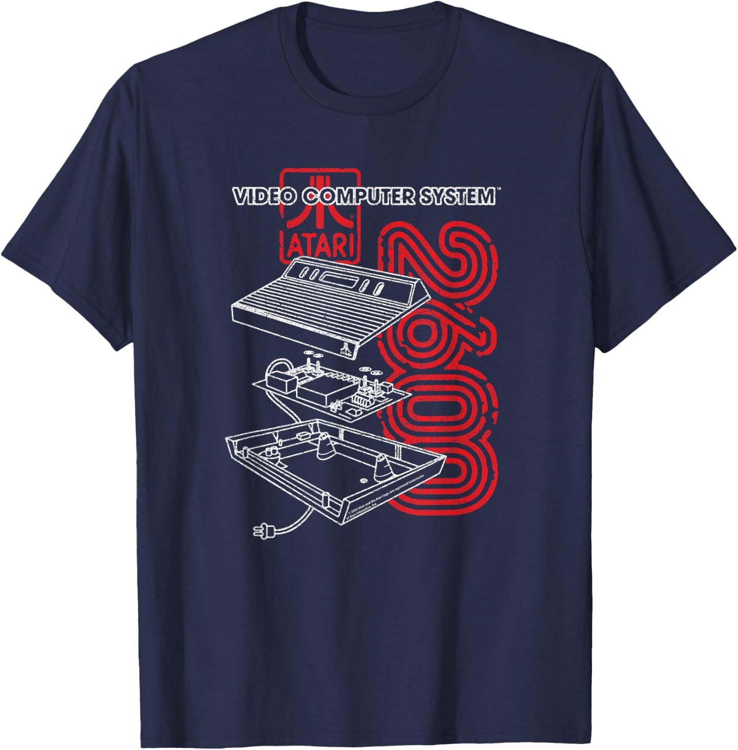 Atari 2600 T-Shirt - T-Shirt | Navy