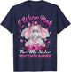 I Wear Pink For My Sister Breast Cancer Awareness Elephant T-Shirt - T-Shirt | Navy