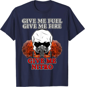 Nitro Drag Racing Top Fuel Dragsters T-Shirt - T-Shirt | Navy