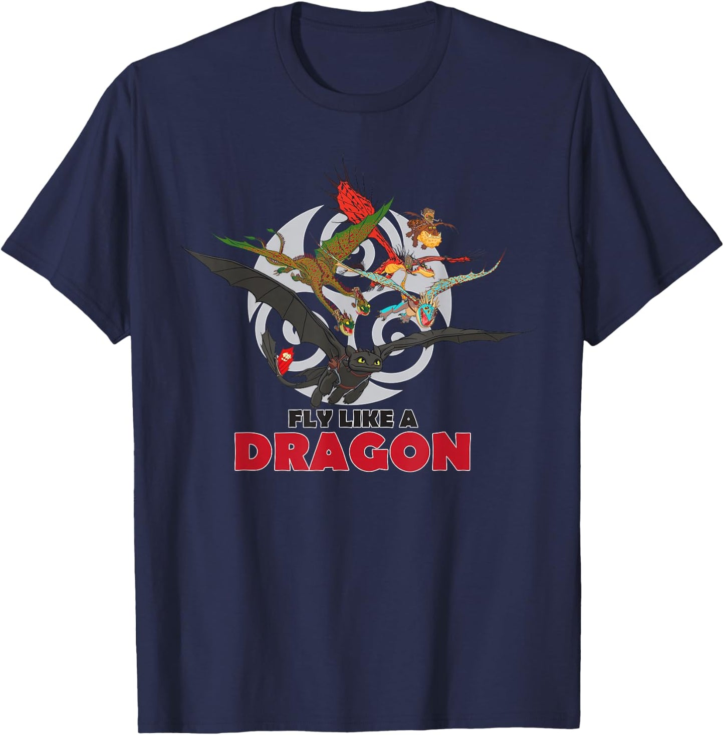 How to Train Your Dragon 3 Fly Like a Dragon T-Shirt - T-Shirt | Navy
