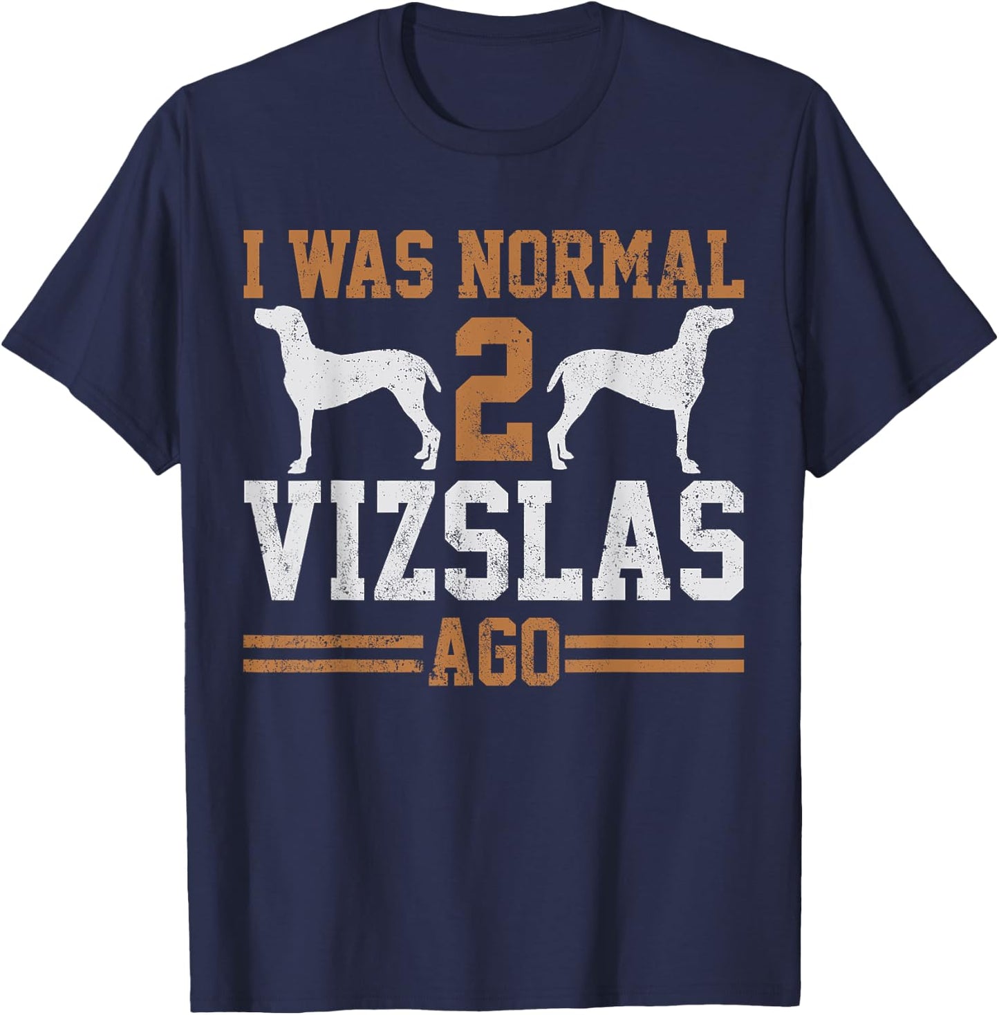 Vizsla Dog Men Women Girls Kids T-Shirt - T-Shirt | Navy