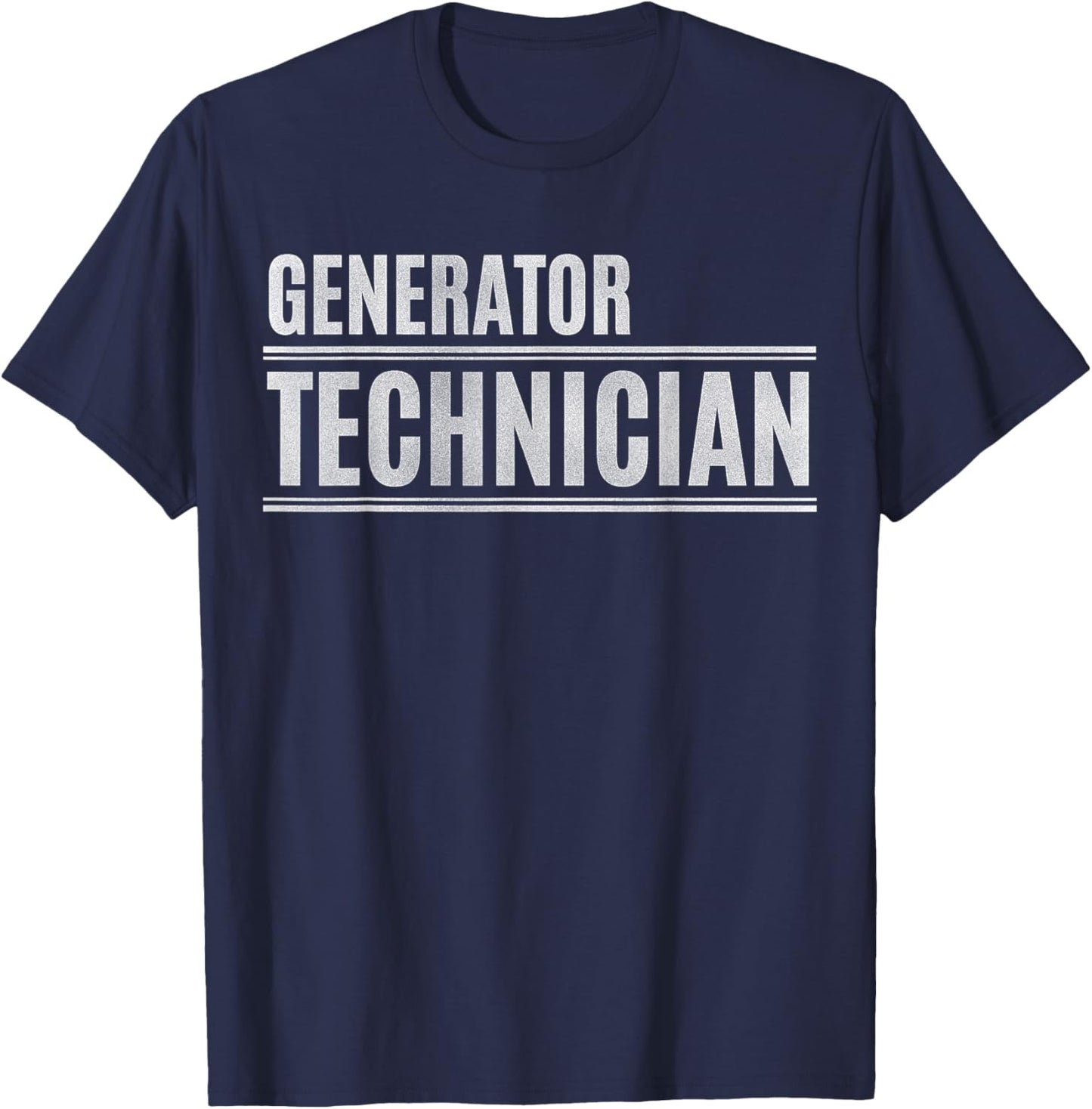 Generator Technician Funny Mechanic Mechanical Service T-Shirt - T-Shirt | Navy