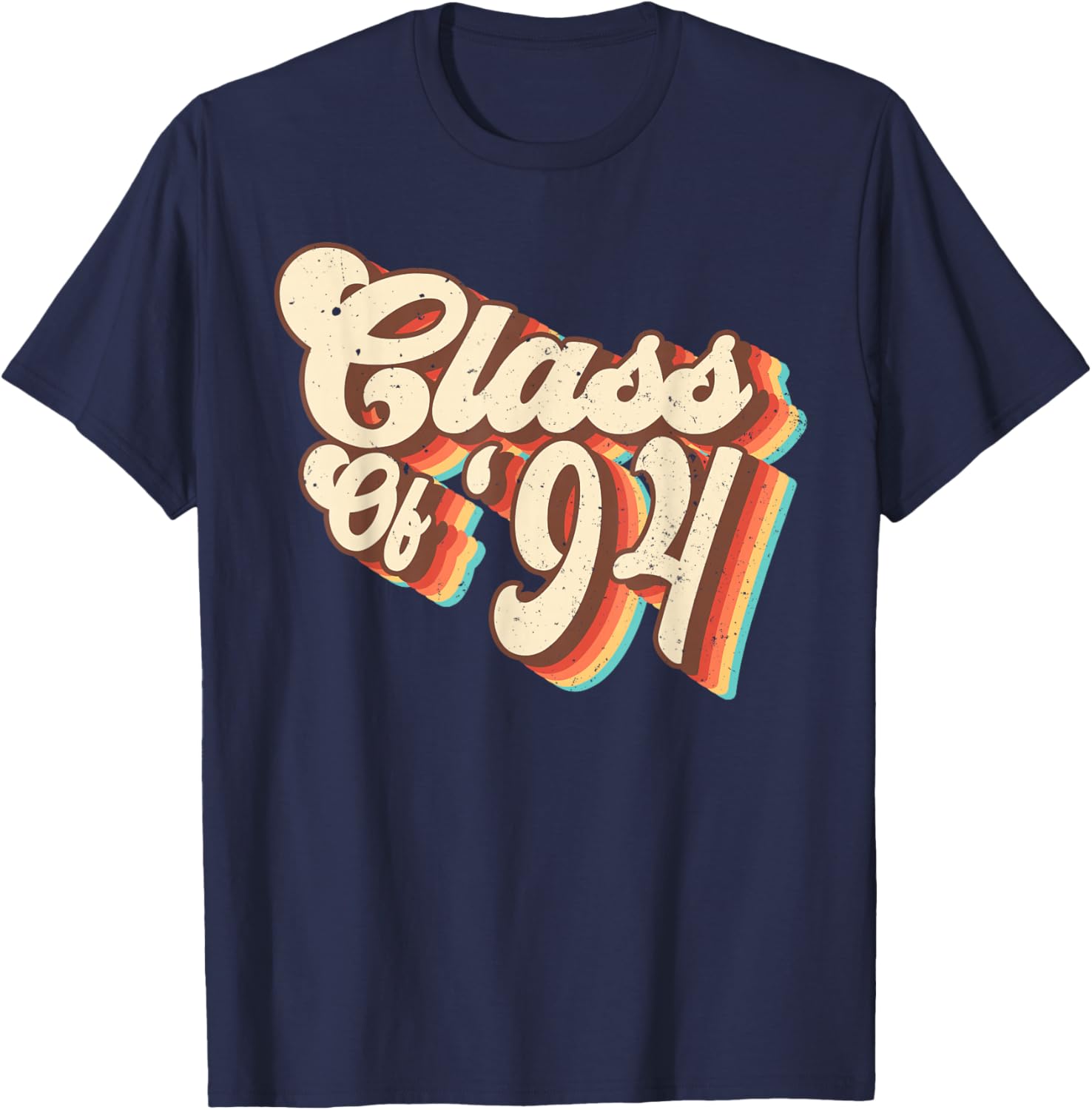 1994 Class Reunion Retro Class Of 94 High School Graduation T-Shirt - T-Shirt | Navy
