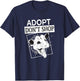 Adopt, Don't Shop Screaming Opposum - Opossum Lover T-Shirt - T-Shirt | Navy