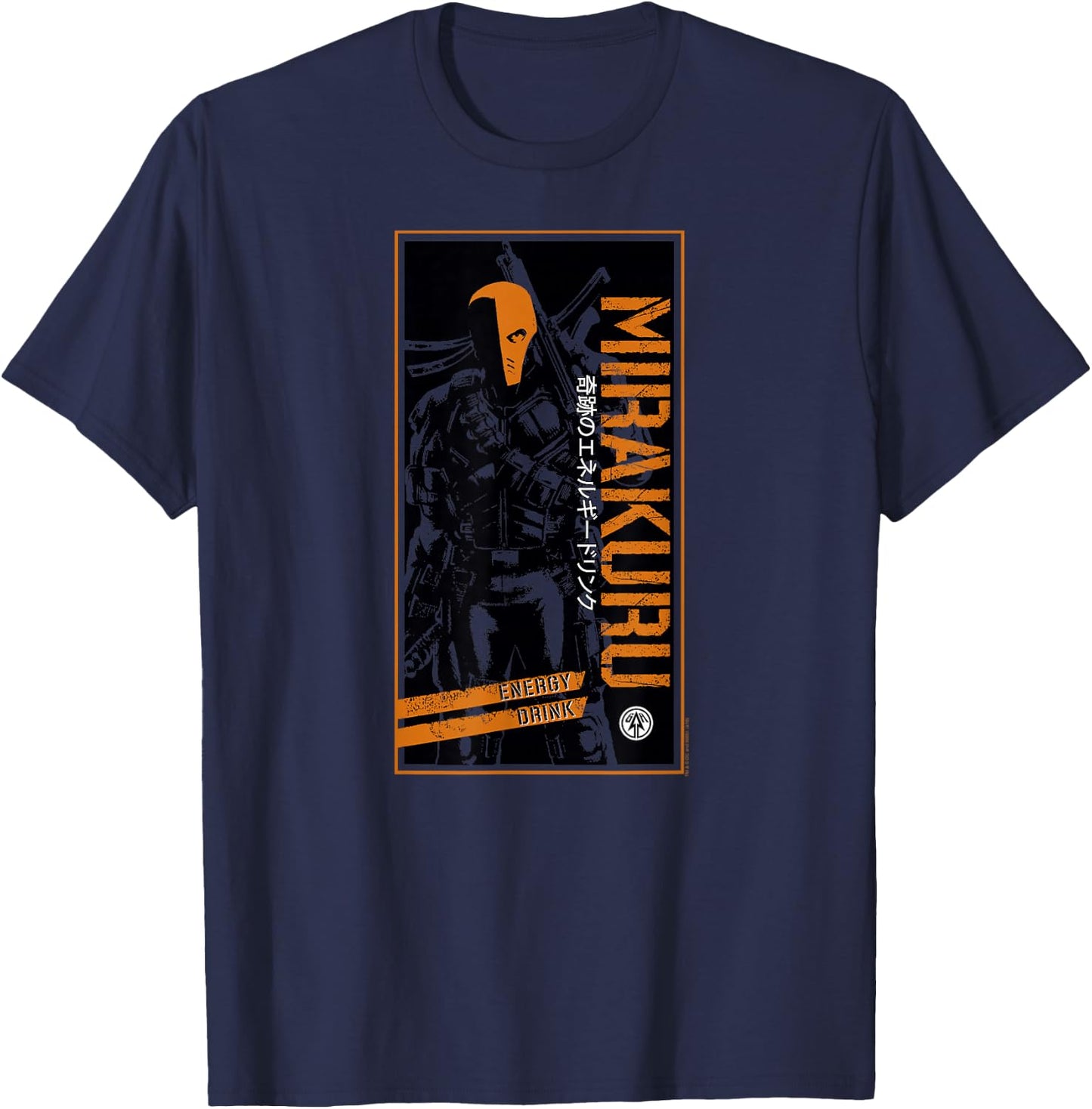 Arrow TV Series Deathstroke Mirakura Energy Drink T-Shirt - T-Shirt | Navy