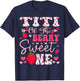 Titi Of The Berry Sweet One Strawberry 1St Birthday T-Shirt - T-Shirt | Navy